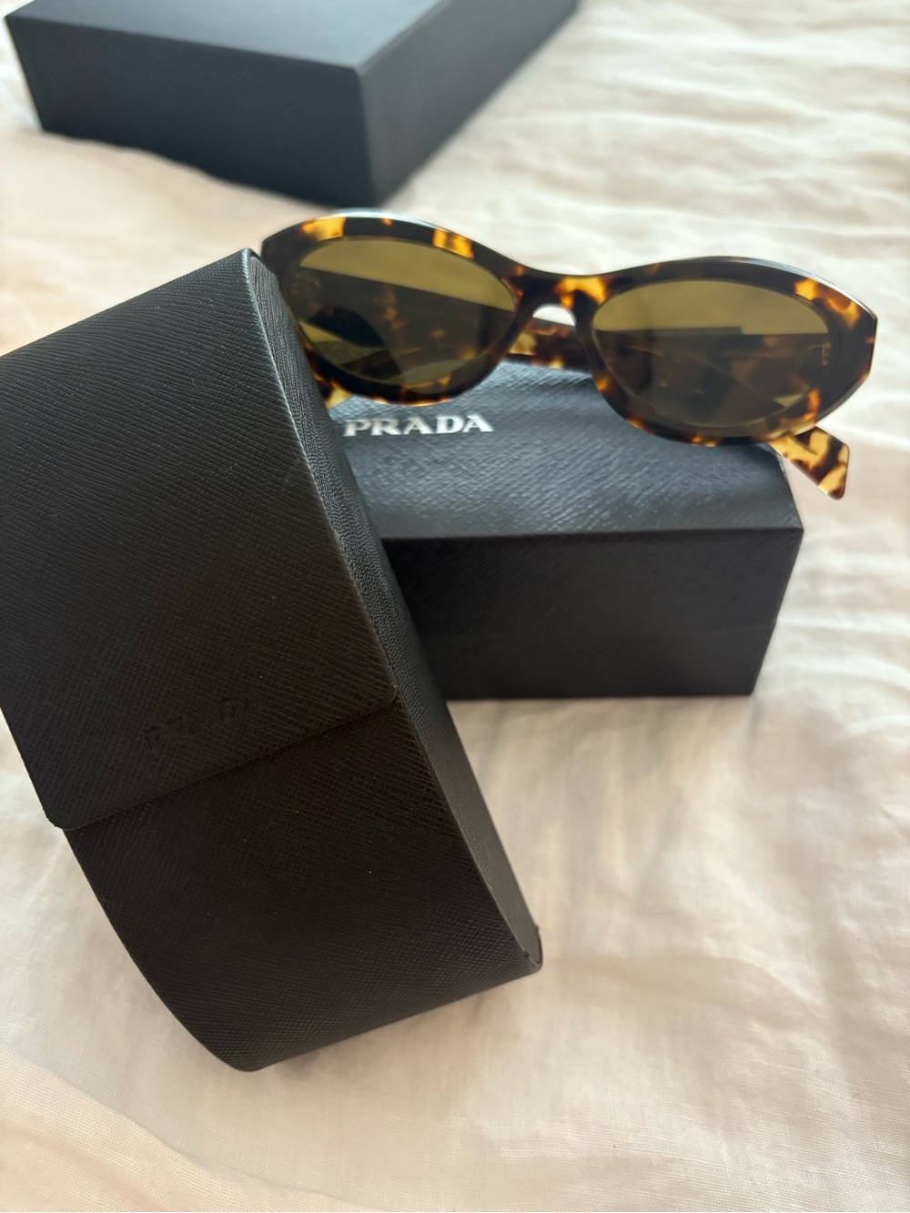 Prada Tortoiseshell Brown Sunglasses